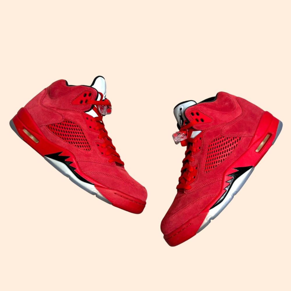 Nike Air Jordan 5 Retro Red Suede